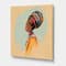 Designart - Portrait of African American Woman With Turban II - Modern Canvas Wall Art Print